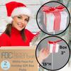White Faux Fur Holiday Gift Box Picks Set of 2 by Factory Direct Craft for Christmas Tree Decorating and Floral Arrangement Accents view 2
