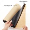 BENECREAT 78.7x11.8inch Adhesive EVA Foam Roll, 2mm Black Adhesive EVA Foam Sheets Cosplay Foam Crafts for Art Supplies Paper Scrapbooking view 3