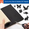 BENECREAT 78.7x11.8inch Adhesive EVA Foam Roll, 2mm Black Adhesive EVA Foam Sheets Cosplay Foam Crafts for Art Supplies Paper Scrapbooking view 4