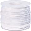 Qpuppy 131 ft Braided Cotton Wicks 60 PLY for 6" Candle Pillars, Paraffin, Soy, Beeswax Candle Making, 200 PCS Wick Sustainer Tabs 14mm view 1