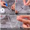 Qpuppy 131 ft Braided Cotton Wicks 60 PLY for 6" Candle Pillars, Paraffin, Soy, Beeswax Candle Making, 200 PCS Wick Sustainer Tabs 14mm view 4