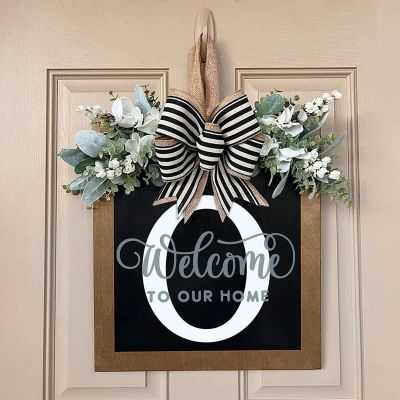 New 26 English letter decorative door hanging arrangement props wooden handicraft pendants 40 * 35CM O