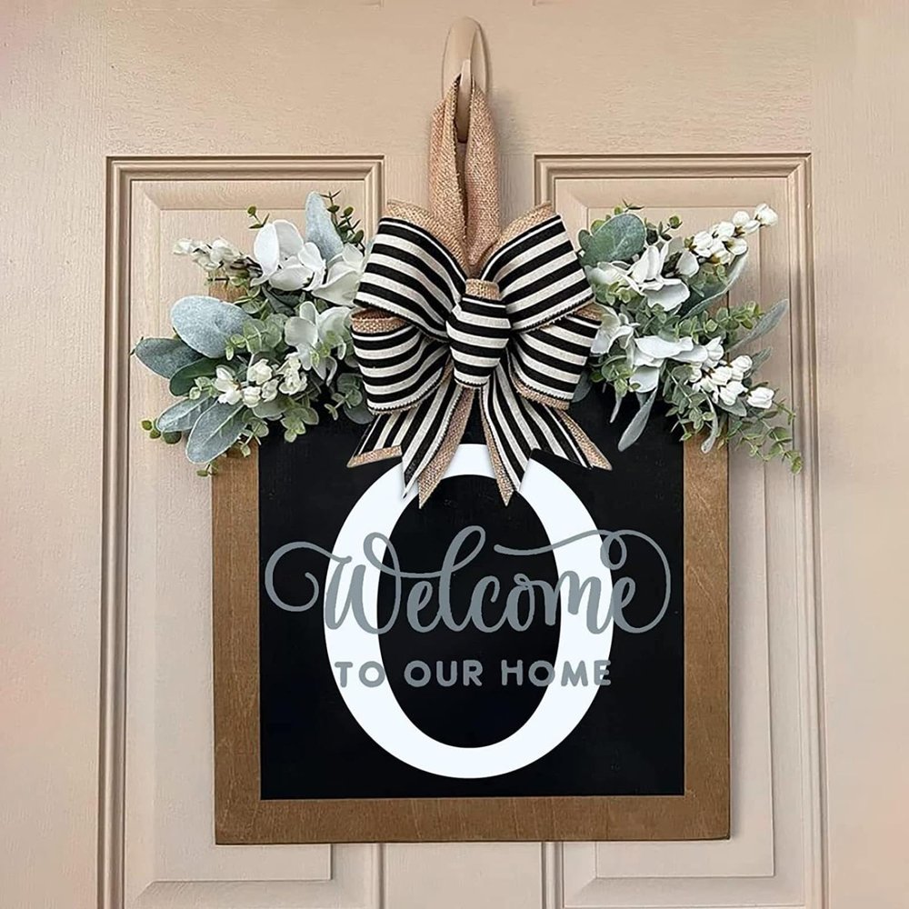 New 26 English letter decorative door hanging arrangement props wooden handicraft pendants 40 * 35CM O