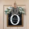 New 26 English letter decorative door hanging arrangement props wooden handicraft pendants 40 * 35CM O view 1