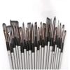 HAYNAH Paint Brush Set of 24 - Suitable as Acrylic, Watercolor & Oil Brushes - Paintbrushes - Artists Painting Supplies view 1