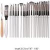 HAYNAH Paint Brush Set of 24 - Suitable as Acrylic, Watercolor & Oil Brushes - Paintbrushes - Artists Painting Supplies view 3