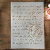 Reusable Stencils for Painting,A4 29cm Mail Text with Stamp DIY Layering Stencils for Painting on Wood,Canvas,Floor,Wall,Tile Fabric,Furniture view 1