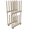 UNZERO Art Storage Rack - Canvas & Paper Storage Stand with Handle & Caster Wheels for Art Studios & Gallery view 1