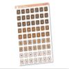 Weekday Letter Cover Planner Stickers | F16 Print | B-140-N view 1