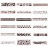 Stencils for Card Making,15x3cm Embossing Folder Plastic Template for Scrapbooking Craft Photo Album Card Holiday Handmade Decor Supplies Style 4 view 2