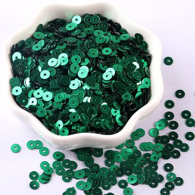 ECYC Ltd 4000 Pcs 2mm Loose Sequins Glitter Round Embroidery Sequin Bulk Flat Round Paillettes Beads Matte Sequins with Holes for Sewing Crafts Wedding Christmas Party Decorations