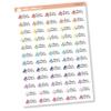 Cheer Practice Event Megaphone Icon Script Planner Stickers | F16 | E-251-R view 1