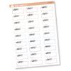 Workout Hobonichi Cousin Stitched Quarter Box Planner Stickers | L-473-R view 1