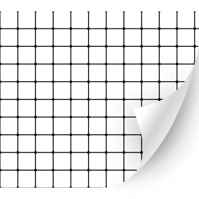 HTV4U Puff Plaid & Checker Box Patterned Heat Transfer Vinyl (White Tiles, 12" x 5 Yards) - 3D Printed, Heat Press Paper Film, Graphic Design Printed Patterns