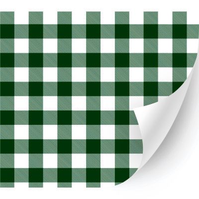 HTV4U Puff Plaid & Checker Box Patterned Heat Transfer Vinyl (Buffalo Plaid Hunter Green, 12" x 1 Yard) - 3D Printed, Iron on Vinyl, Heat Press Printed Patterns for T-Shirt, Hat, DIY