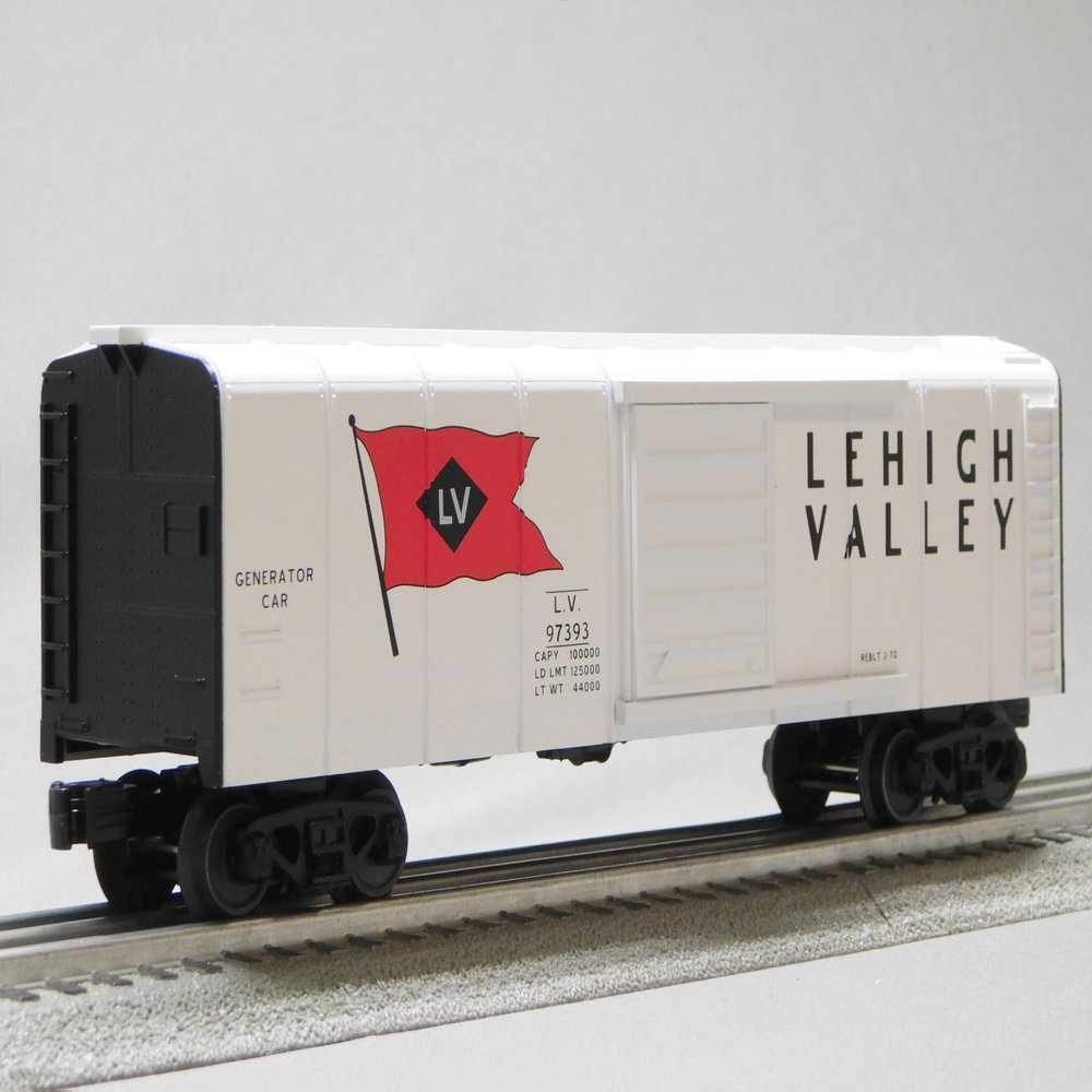 MTH RAILKING Lehigh Valley Rounded ROOF BOXCAR #97393 O Gauge 30-71130