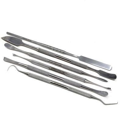 A2Z 6pc Basic Cricut Maker & Vinyl Weeding Tool Kit, Stainless Steel Paper Craft Scrapbooking Tool for Silhouettes Cameos, Lettering Pokey Tools Hook Pick with Scraper Spatula DIY Crafting Hobby Set