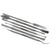 A2Z 6pc Basic Cricut Maker & Vinyl Weeding Tool Kit, Stainless Steel Paper Craft Scrapbooking Tool for Silhouettes Cameos, Lettering Pokey Tools Hook Pick with Scraper Spatula DIY Crafting Hobby Set view 1