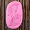 Soap Molds,6x3.5cm Peacock Feather Border Silicone Molds Cupcake Topper Fondant Cake Decorating Tools Resin Clay Jewelry Candy Chocolate Mold view 3