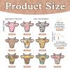 Craftdady 40Pcs Wood Cow Charms Earring Making Kit Sunflower Cattle Boho Pendants with Brass Jump Ring & Earring Hooks for Crafts DIY Keychain Jewelry Making Supplies view 3