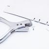 Home DIY Garment Seam Pattern Notcher Pro Designer Tailors Steel Sewing Pliers Punch Maker Pattern Hole Notches Punch Tools - (Color: Grey) view 1