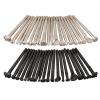 20pcs Metal Leather Printing Tool Alloy Carving Leather Craft Punch Stamps Stamping Leather Working Saddle Making Tools - (Color: Black) view 2