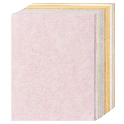 Parchment Paper - 8.5 x 11 Letter Size Parchment Card Stock 65lb Heavyweight Paper Thick Vintage Paper PAP04 (8.5x11inch/70Sheets, 10 Mixed Colors) PAP04MX