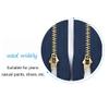 PuLAif Zippers,Zip Fasteners,Strong Nylon Closed End Zip, 25 PCS Zipper,for Sewing Fermeture Eclair,(Color:Brass,Length:6in) (Color : Brass) view 4