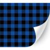 HTV4U Plaid & Checker Box Heat Transfer Vinyl (Buffalo Plaid Blue, 18.5" x 5 Yards) - Printed Patterned Heat Press Paper, Iron on Vinyl, Graphic Design for T-Shirt, Fabric, DIY Craft Projects view 1