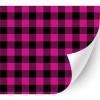 HTV4U Puff Plaid & Checker Box Patterned Heat Transfer Vinyl (Buffalo Plaid Fuchsia, 20" x 3 Yards) - 3D Printed, Heat Press Paper Film, Graphic Design Printed Patterns view 1