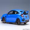 AUTOart 1/18 Honda Civic Type R (FK8) 2021 Racing Blue Pearl Finished Product view 3
