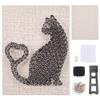 WEBEEDY DIY String Art Kit Cat Mitten Animal Craft Kit with Heart Pattern Creative Craft Kits for Adult Christmas Home Wall Table Decorations Gift view 1