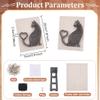 WEBEEDY DIY String Art Kit Cat Mitten Animal Craft Kit with Heart Pattern Creative Craft Kits for Adult Christmas Home Wall Table Decorations Gift view 2