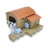 Outland Models Railway Scenery Boat House with Accessories 1:87 HO Scale view 1