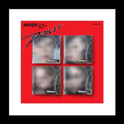 aespa Drama 4th Mini Album CD+Photocard+Tracking Sealed (Scene SET(GISELLE+KARINA+NINGNING+WINTER))