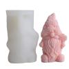 Naysku Christmas Gnomes Silicone Molds - Faceless Silicone Candle Molds, Funny Silicone Molds for Epoxy Resin, Christmas Ornaments for Handmade Candle Making, X mas Ornament view 1