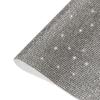 MECCANIXITY Bling Crystal Rhinestone Sheet Self-Adhesive Rhinestone Diamond Gems Sticker 9.44 x 7.87 Inch DIY Car Decoration Sticker for DIY Car Phone Clothing, DIY Craft Dark Black view 1