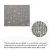 MECCANIXITY Bling Crystal Rhinestone Sheet Self-Adhesive Rhinestone Diamond Gems Sticker 9.44 x 7.87 Inch DIY Car Decoration Sticker for DIY Car Phone Clothing, DIY Craft Dark Black view 3