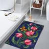 JILIP Latch Hook Kits for Adults, Flowers DIY Floor Mats Rug Making Kits with Printed Canvas Crafts, for Beginners Home Decoration (Size : 52 * 38CM/20 * 15") view 3