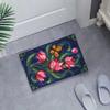 JILIP Latch Hook Kits for Adults, Flowers DIY Floor Mats Rug Making Kits with Printed Canvas Crafts, for Beginners Home Decoration (Size : 52 * 38CM/20 * 15") view 4
