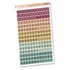 Date Dots - 5 Months Planner Stickers | Square F16 Print | B-589-M1 view 1