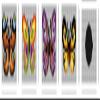 Counted Cross Stitch Kit on Plastic Canvas with Butterflies. Splendid Ornament 5.12x4.72x4.72 inches 164CS. Lovely for Art & Craft Amateurs view 2