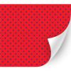 HTV4U Glossy American Theme Patterned Adhesive Vinyl (Tiny Blue Stars on Red, 13.5" x 3 Yards) - Signs, Scrapbooking, Craft, Die Cutters, Car Decal, Window view 1