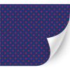 HTV4U Glossy American Theme Patterned Adhesive Vinyl (Tiny Red Stars on Blue, 13.5" x 12") - Signs, Scrapbooking, Craft, Die Cutters, Car Decal, Window view 1