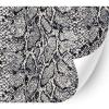 HTV4U Animal Patterned Adhesive Vinyl (Gray Snake Skin, 13.5" x 3 Yard) - Colorful Vinyl, Easy Stick & Peel Printed Patterns for DIY Craft view 1