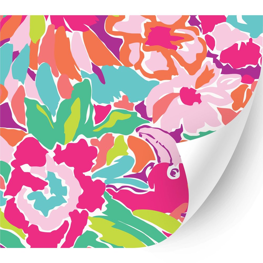 HTV4U Animal Patterned Adhesive Vinyl (Flamingos, 13.5" x 12") - Window, Glass Decoration, Outdoor DIY Projects, Car Sticker