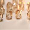 100pcs Authentic Preciosa 6mm Faceted Bicone Crystal Loose Beads Crystal Honey Compatible with Swarovski 5301/5328 for DIY Jewelry Making Pre-B628 view 2
