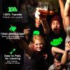 CenDale Glow in The Dark DTF Film - 8.5"x11" 30 Sheets Glow in The Dark DTF Transfer Film for Dark/Light T Shirt Textile, Luminous Green Premium Direct to Film DTF Paper Cold Peel DTF Transfer Sheets view 4