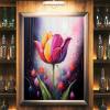Worihut 5D Diamonds Painting Kits for Adults,?Tulip Flower DIY Full Round Diamond Art Cross-Stitch Perfect for Hotel and Bar Decor Holiday Birthday Gifts 8x12 Inch view 4