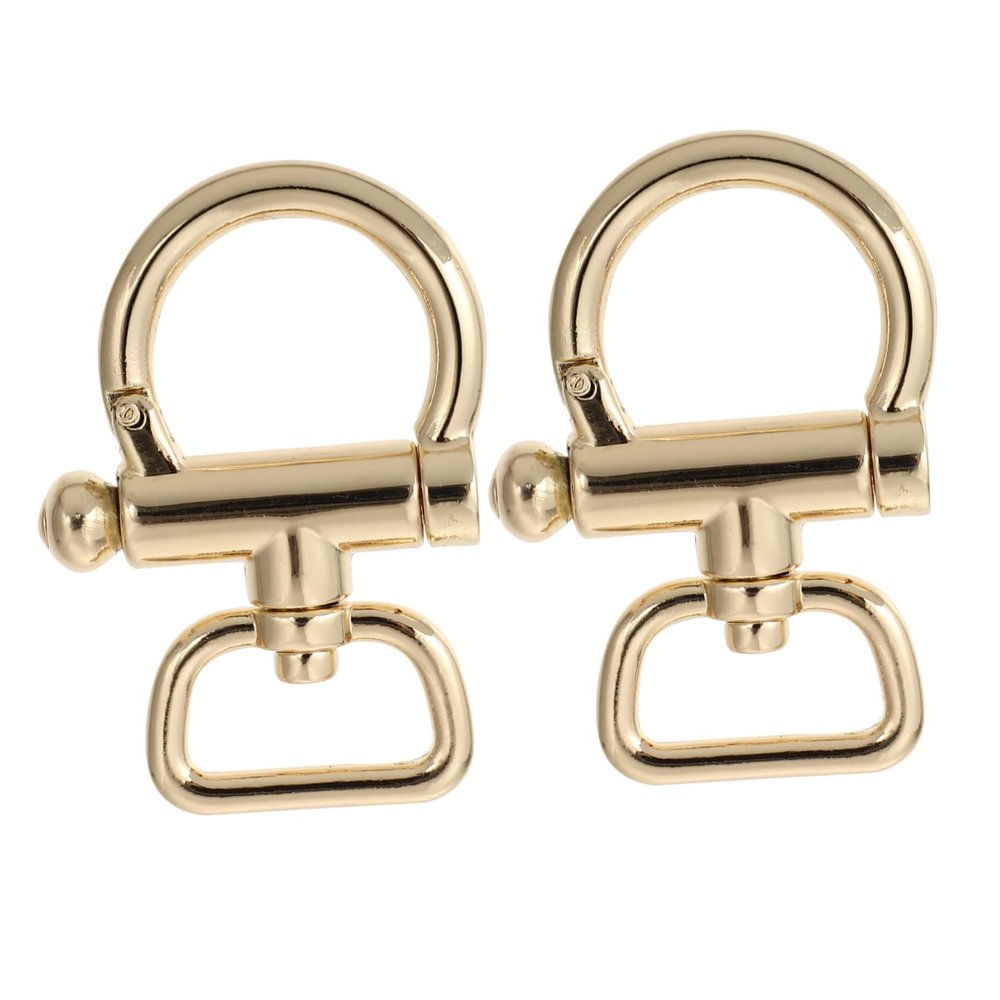 2pcs Metal Ring Buckles for Bags Shoulder Strap Connectors Luggage and Suitcase Buckles Diy Hardware for Tote Bags Purse and Handbag Making